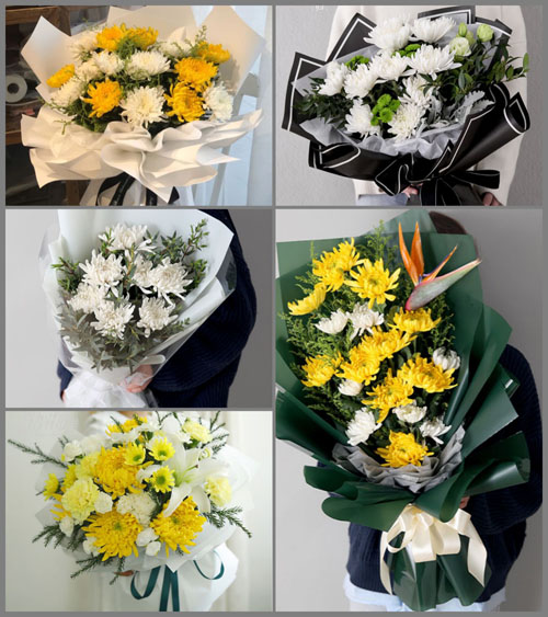 贵州毕节市威宁县玉龙乡新发村白事花束代送
